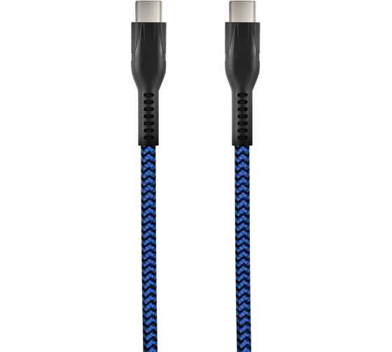 Кабель для зарядки смартфонов и других устройств STIMA type-c - type-c, сине-черный NC10-53