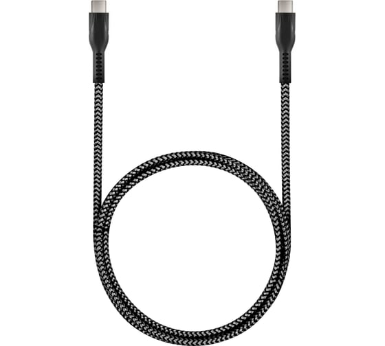 Кабель для зарядки смартфонов и других устройств STIMA type-c - type-c, серо-черный NC10-11 1