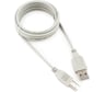 Кабель Cablexpert usb 2.0 am/bm, медь, 1.8м, серый, пакет, CC-USB2-AMBM-6-N