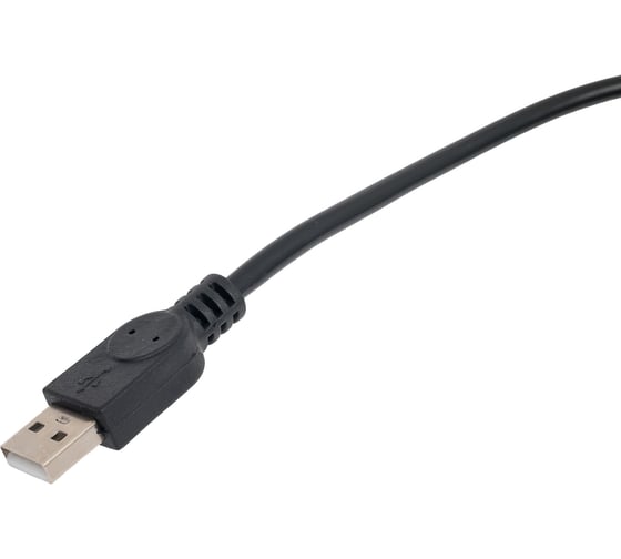 Кабель Ergolux Elx-ec01p-usb удлинитель usb (ам)-usb (af), 2м, pvc, черный, пакет 15298