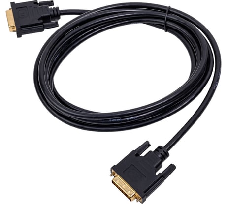 Кабель ExeGate DVI dual link EX-CC-DVI2-3.0 25M 25M, 3м, позолоченные контакты 257295