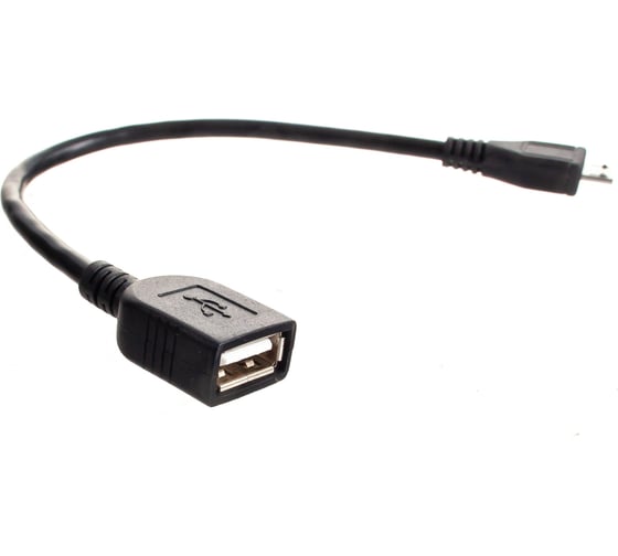 Кабель PERFEO USB2.0 A розетка - Micro USB вилка OTG длина 0.2 м. U4202 30 004 999