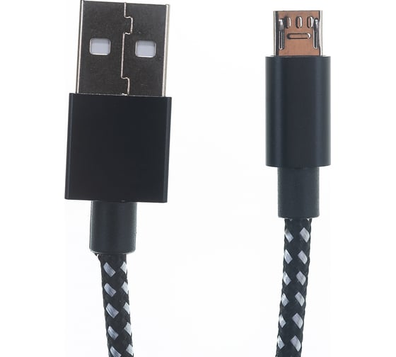 Кабель PERFEO USB2.0 A вилка - Micro USB вилка черно-белый длина 3 м. U4802 30 010 755