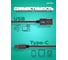 Кабель PERFEO USB2.0 A вилка - USB Type-C вилка черно-красный длина 3 м. U4902 3