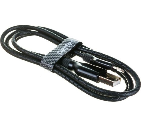 Кабель для iPhone PERFEO USB - 8 PIN Lightning силикон черный длина 1 м. I4318 30 013 068