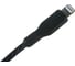 Кабель для iPhone PERFEO USB - 8 PIN Lightning силикон черный длина 1 м. I4318 30 013 068 4