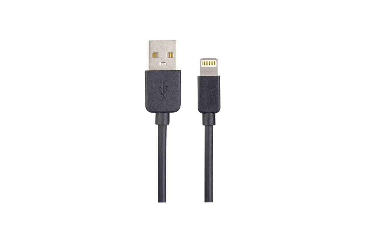 Кабель для iPhone PERFEO USB - 8 PIN Lightning черный длина 1 м. бокс I4603  30 013 256 - выгодная цена, отзывы, характеристики, фото - купить в Москве  и РФ