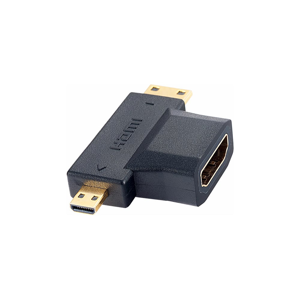 Переходник PERFEO HDMI A розетка - HDMI D micro HDMI вилка HDMI C mini ...