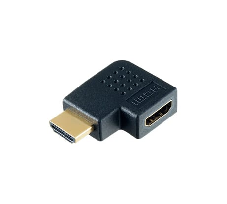 Угловой горизонтальный переходник PERFEO HDMI A вилка - HDMI A розетка A7011 30 005 753