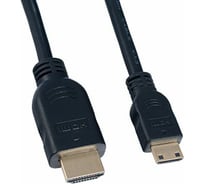 Кабель PERFEO HDMI A вилка - HDMI C mini HDMI вилка ver.1.4 длина 2 м. H1101 30 003 881