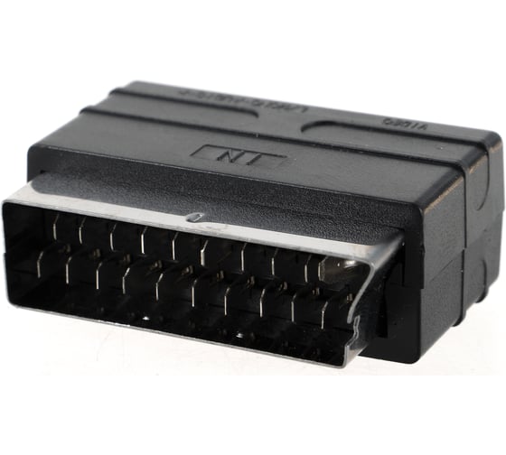 Переходник PERFEO SCART 21 pin вилка IN - 3xRCA розетка видео и стерео-аудио A7007 30 005 007