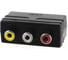 Переходник PERFEO SCART 21 pin вилка IN - 3xRCA розетка видео и стерео-аудио A7007 30 005 007 3