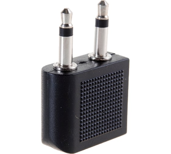 Переходник для авианаушников PERFEO 2xJack 3.5 мм вилка - Jack 3.5 мм розетка A7014 30 007 834