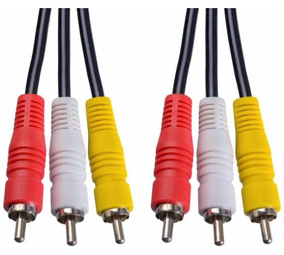Кабель PERFEO 3xRCA вилка - 3xRCA вилка, длина 1.5 м. R3103 30 010 730