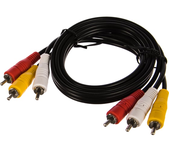 Кабель PERFEO 3xRCA вилка - 3xRCA вилка, длина 1 м. R3102 30 010 729 1