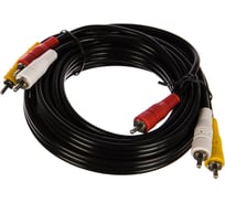 Кабель PERFEO 3xRCA вилка - 3xRCA вилка, длина 3 м. R3104 30 010 731
