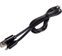 Кабель SKYWAY USB - Lightning 6.5А быстрая зарядка 1м черный в коробке S09601004