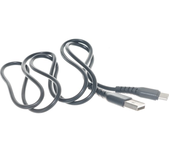 Кабель SKYWAY USB - Type-C 3.0А 1м черный в пакете S09603001 1