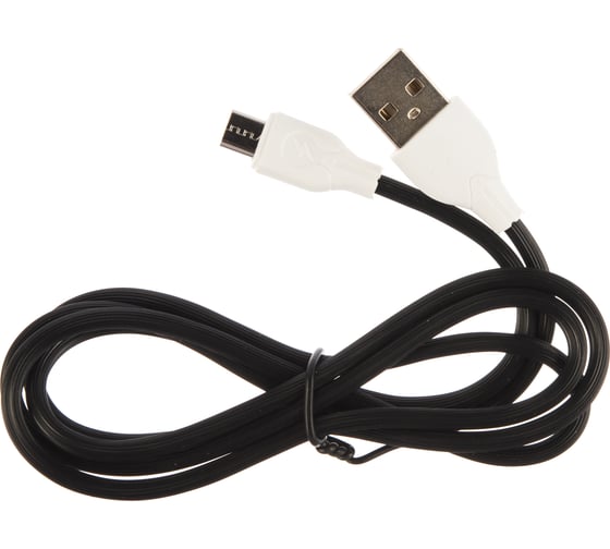 Кабель SKYWAY USB - microUSB 3.0А 1м черный в пакете S09602001