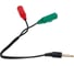 Переходник Defender Headset Jack 2*3.5jack-3.5 4pin jack 0,15м 63012 2