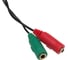 Переходник Defender Headset Jack 2*3.5jack-3.5 4pin jack 0,15м 63012 3