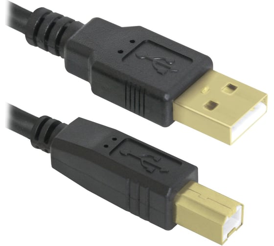 USB кабель Defender USB04-10PRO USB2.0 AM-BM, 3м 87431