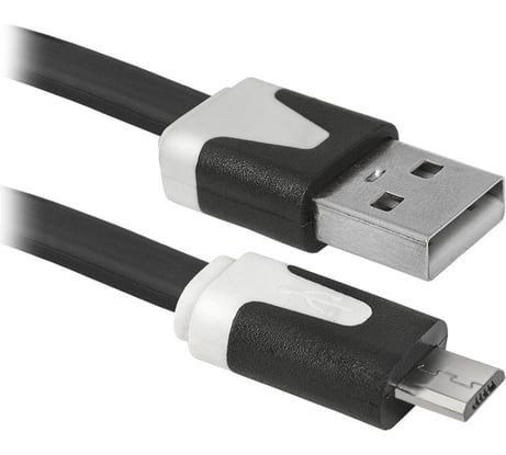 USB кабель Defender USB08-03P USB2.0 AM-MicroBM, 1.0м пакет 87475