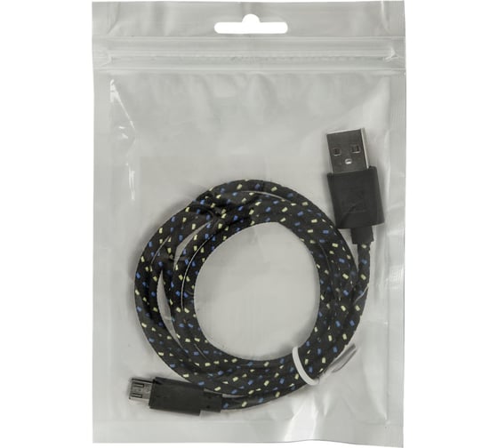 USB кабель Defender USB08-03T USB2.0 AM-MicroBM, 1.0м пакет 87474