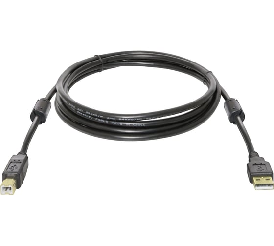 USB кабель Defender USB04-06PRO USB2.0 AM-BM, 1.8м 87430