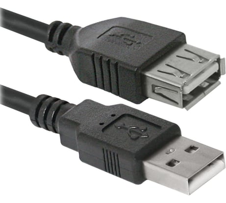 USB кабель Defender USB02-17 USB2.0 AM-AF, 5.0м 87454