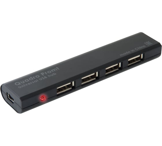 Универсальный USB разветвитель Defender Quadro Promt USB 2.0, 4 порта 83200