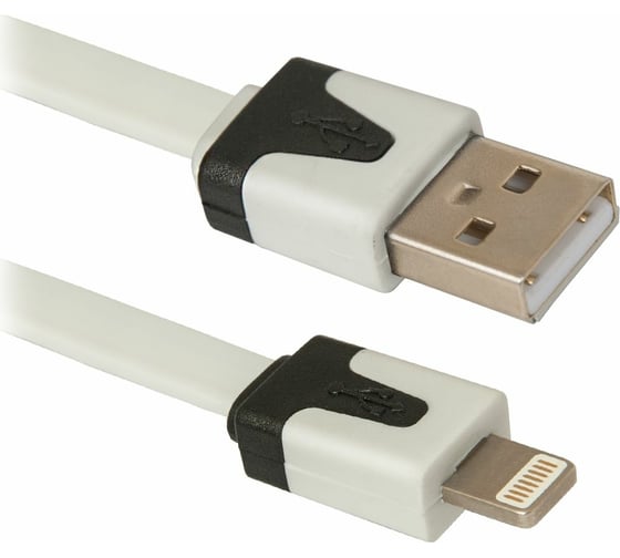 USB кабель Defender ACH01-03P USBAM-LightningM, 1м пакет 87472 1