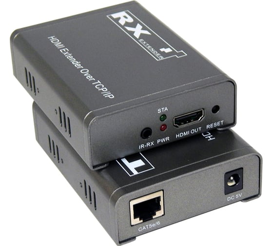 Комплект hdmi удлинитель ComOnyx по витой паре rj-45 кат. 5е/6 150 м, co-hdmi-150 kit, 100-056