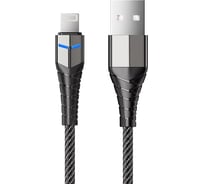 Кабель Accesstyle AL24-F100LED Black-Gray