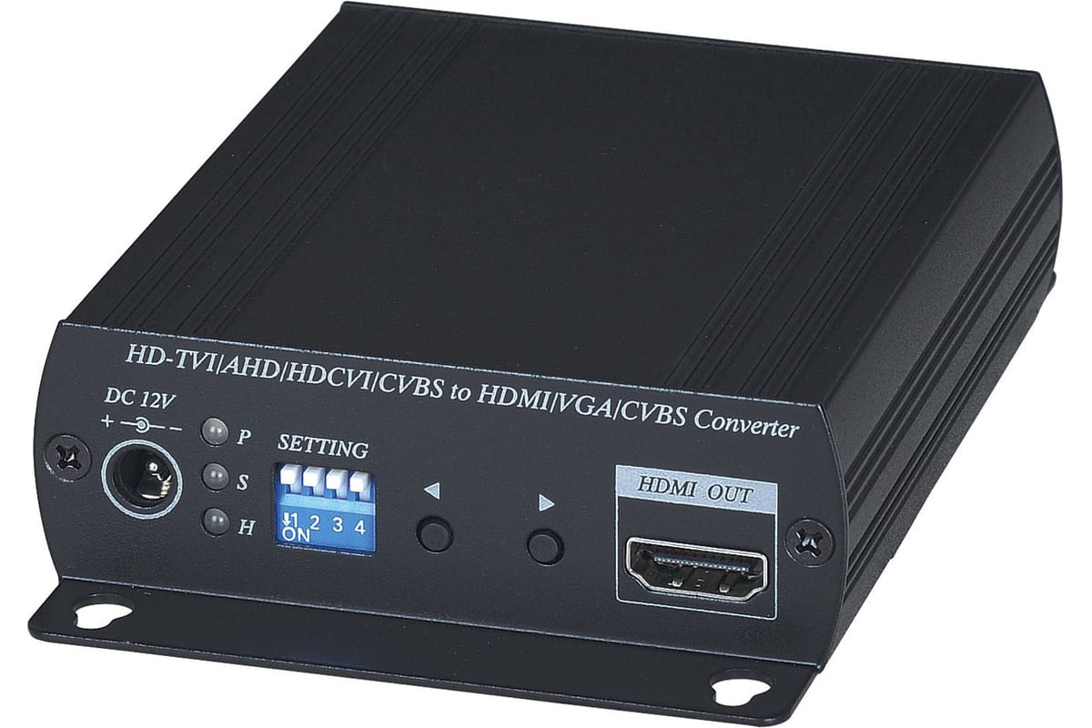 Преобразователь-разветвитель AHD/HDCVI/HDTVI в HDMI/VGA/CVBS SC&T ...