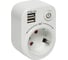 Розеточный блок EKF SB-01 розетка 2P E 16А, 2 USB разъема 5V 2,1A PROxima SB-01 2