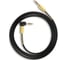 Аудиокабель aux FUMIKO ac01 jack 3.5 мм, черный, 1 м FAC01-01 2