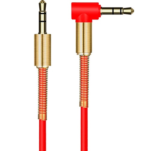Аудиокабель aux FUMIKO ac01 jack 3.5 мм, красный, 1 м FAC01-03