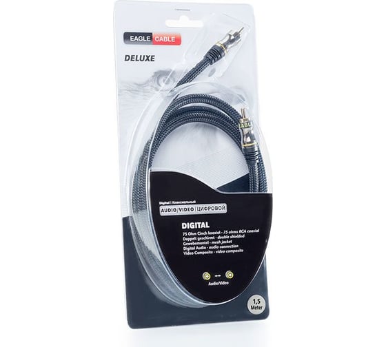 Кабель Eagle Cable Deluxe Digital RCA 1,5 м 10030015