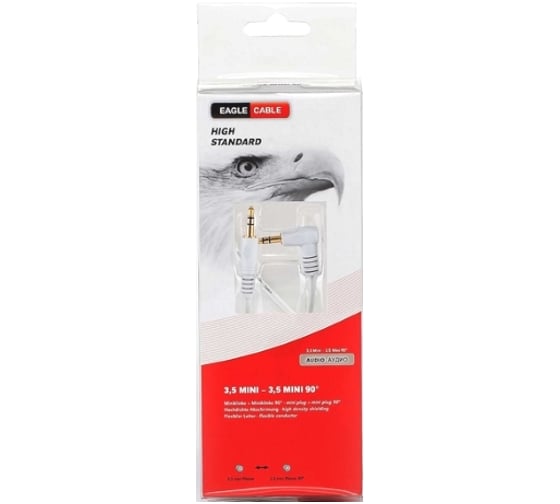 Аудио кабель Eagle Cable High Standard Mini/m/-Mini90/m/ 0,8 м 20071308