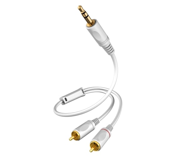 Аудио кабель Eagle Cable High Standard Mini/m/-2xRCA 0,8 м 20071208