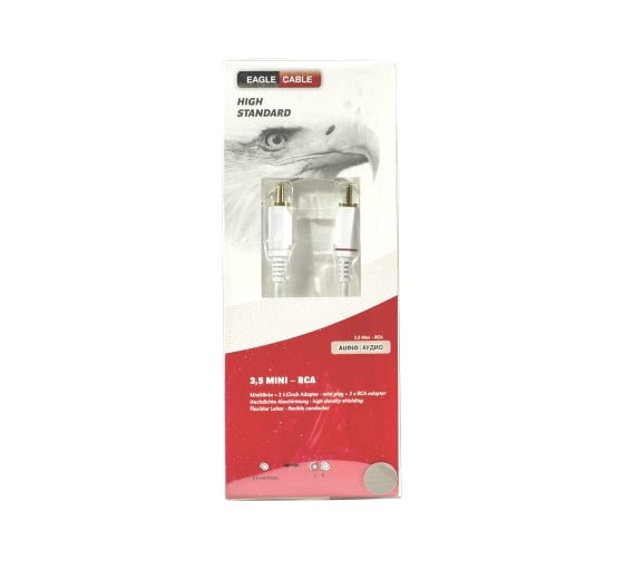 Аудио кабель Eagle Cable High Standard Mini/m/-2xRCA 0,8 м 20071208