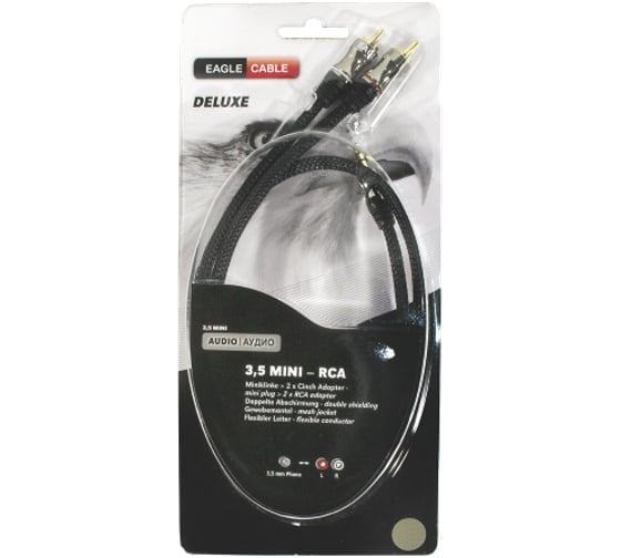 Аудио кабель Eagle Cable Deluxe Mini/m/-Mini/m/ 1,6 м 10071016