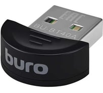 Адаптер BURO USB BU-BT40A BT4.0+EDR class 1.5 20м черный 341952