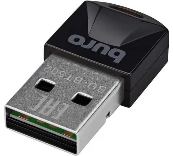 Адаптер BURO USB BU-BT502 BT5.0+EDR class 1.5 20м черный 1395352