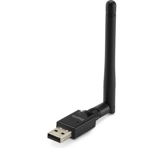 Адаптер BURO USB BU-BT50C BT5.0+EDR class 1 100м черный 1395358