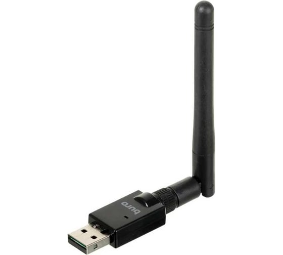 Адаптер BURO USB BU-BT50C BT5.0+EDR class 1 100м черный 1395358