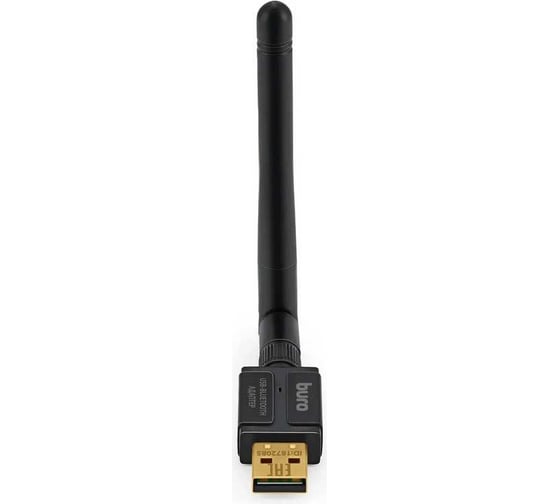 Адаптер BURO USB BU-BT532 BT5.3+EDR class 1 100м черный 1872085