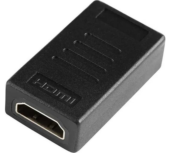 Адаптер BURO аудио-видео HDMI (f)/HDMI (f) позолоч.конт. черный (BHP-ADP-HDMI-2.0) 1478820 1