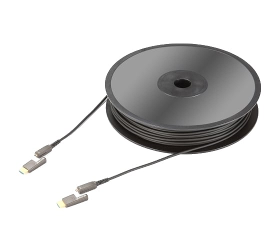 Видео кабель Eagle Cable Profi Micro HDMI 2.0 LWL 18Gbps D>A 15,0 м 3132431015